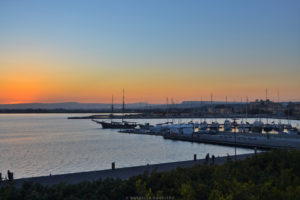 porto ortigia sicilia tramonto