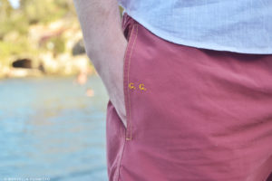 iniziali ricamate costume royal beachwear isola bella