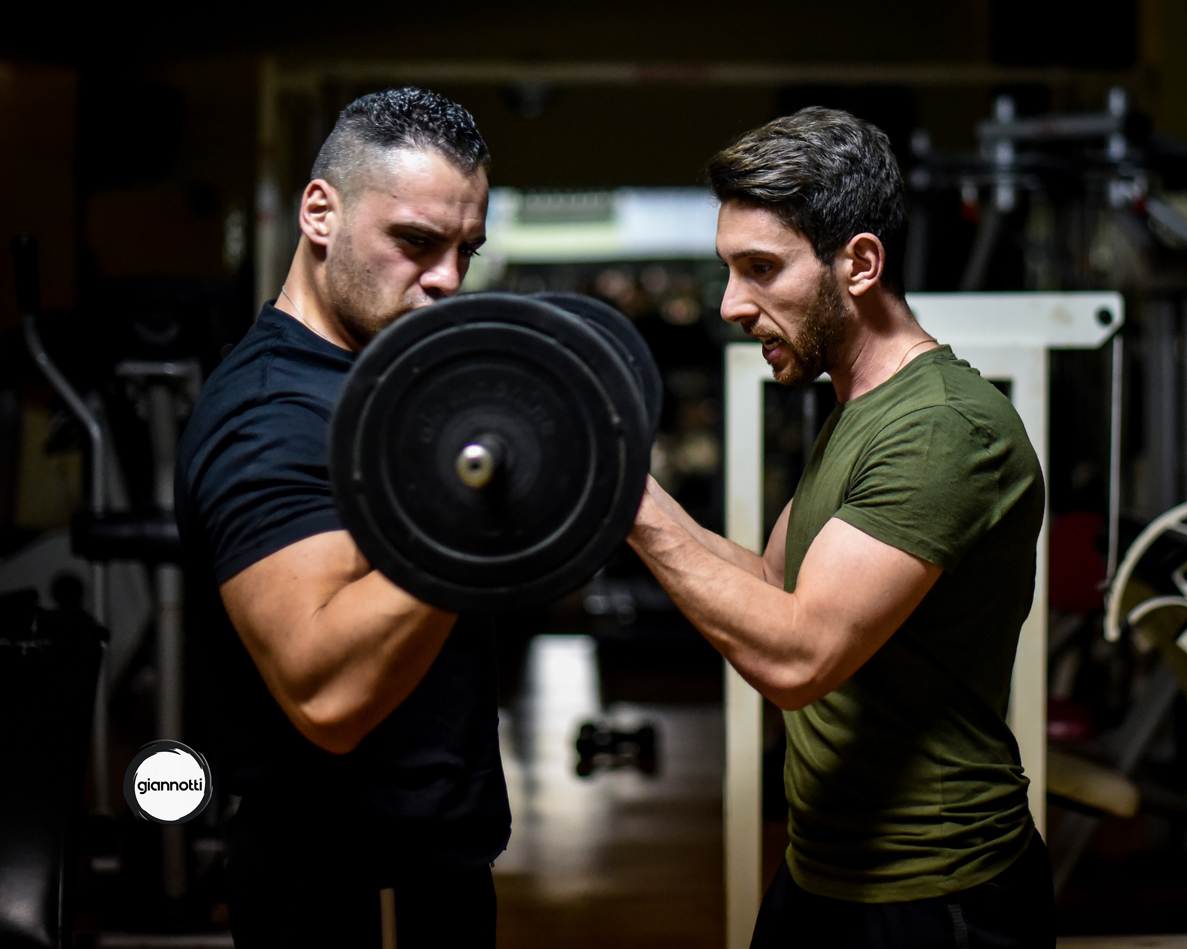 Giuseppe-Gimondo-Pietro-Fazzolari-allenamenti-in-palestra